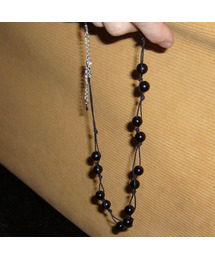 A BIT MOR（アビットモア）の「KNOTTED BLACK（ネックレス）」