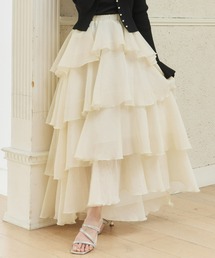 シアーメロウティアードスカート