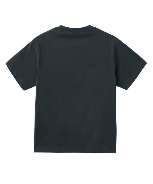 X-girl（エックスガール）の「STUDDED LOGO S/S TEE（Tシャツ/カットソー・レディース・レッド/チャコール/ベージュ・S/M/L）」の4枚目の写真