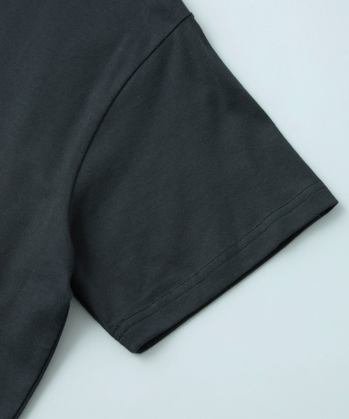 X-girl（エックスガール）の「STUDDED LOGO S/S TEE（Tシャツ/カットソー・レディース・レッド/チャコール/ベージュ・S/M/L）」の8枚目の写真