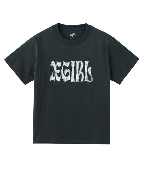 X-girl(エックスガール)の「STUDDED LOGO S/S TEE(Tシャツ/カットソー・レディース・レッド/チャコール/ベージュ・S/M/L)」の21枚目の写真