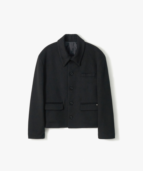 TRIP LE SENS（トリップ ル センス）の「[F/W]カスタムウールカラー隠しスナップブレザー_ブラック（テーラードジャケット・メンズ・ブラック・M/L）」の8枚目の写真