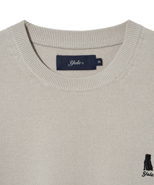 YALE（イェール）の「ウィメンズコンフォートクール半袖ニットウォームグレー（Tシャツ/カットソー・レディース・その他・S/M/L）」の4枚目の写真