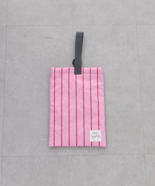 CIAOPANIC TYPY（チャオパニックティピー）の「【KIDS】【新生活・入学準備】洗えるストライプ柄上履き入れ(ユニセックス)（トートバッグ・キッズ・カーキ/サックスブルー/ピンク・ONE SIZE）」の17枚目の写真