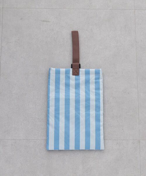 CIAOPANIC TYPY（チャオパニックティピー）の「【KIDS】【新生活・入学準備】洗えるストライプ柄上履き入れ(ユニセックス)（トートバッグ・キッズ・カーキ/サックスブルー/ピンク・ONE SIZE）」の11枚目の写真