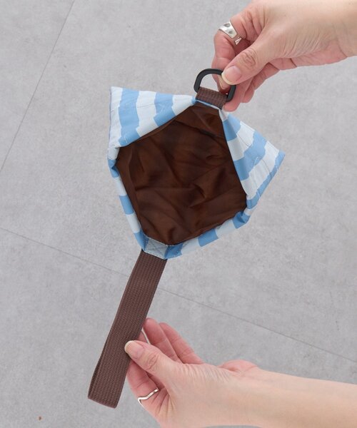 CIAOPANIC TYPY（チャオパニックティピー）の「【KIDS】【新生活・入学準備】洗えるストライプ柄上履き入れ(ユニセックス)（トートバッグ・キッズ・カーキ/サックスブルー/ピンク・ONE SIZE）」の10枚目の写真