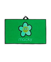 MACKY（マッキー）の「シグネチャーキャディバッグタオルグリーン（ゴルフグッズ）」