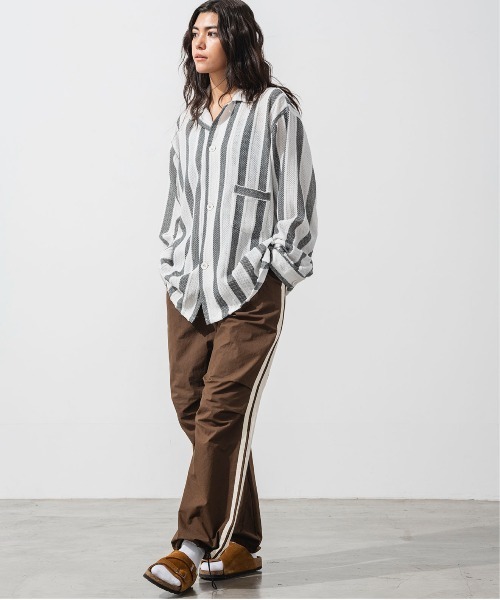 OFFSHORE(オフショア)の「CROCHET SHIRTS(シャツ/ブラウス・メンズ・グリーン/ブラック・XL/L/M/S)」の6枚目の写真