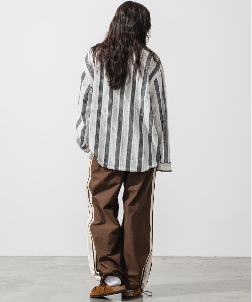 OFFSHORE(オフショア)の「CROCHET SHIRTS(シャツ/ブラウス・メンズ・グリーン/ブラック・XL/L/M/S)」の7枚目の写真