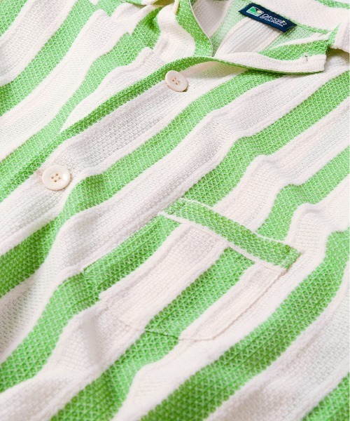 OFFSHORE(オフショア)の「CROCHET SHIRTS(シャツ/ブラウス・メンズ・グリーン/ブラック・XL/L/M/S)」の13枚目の写真