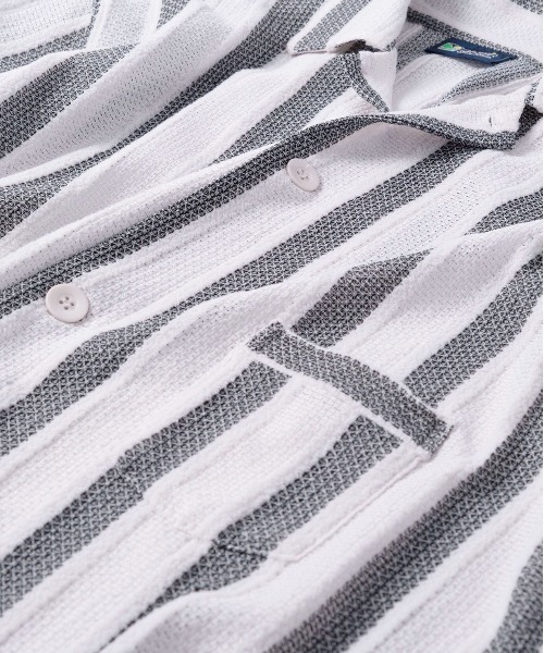 OFFSHORE(オフショア)の「CROCHET SHIRTS(シャツ/ブラウス・メンズ・グリーン/ブラック・XL/L/M/S)」の12枚目の写真