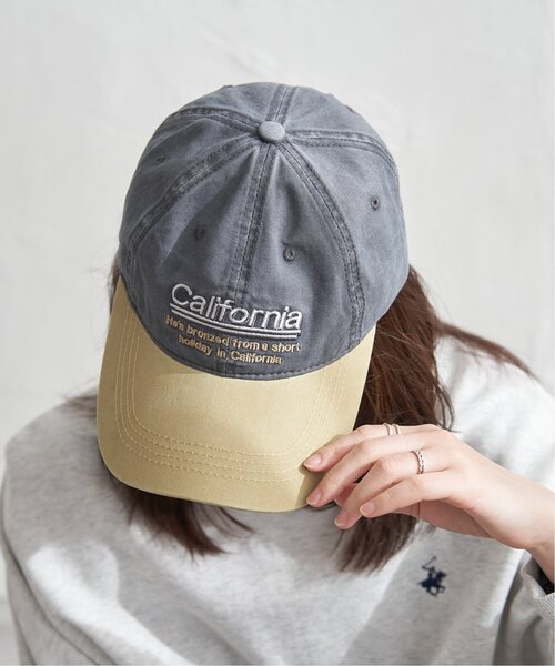 VENCEEXCHANGE（ヴァンスエクスチェンジ）の「カリフォルニアキャップ（キャップ・メンズ・グレー/カーキ/ダークグレー/ベージュ/レッド・フリー）」の2枚目の写真
