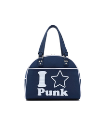 ISTKUNST（イストクンスト）の「I LOVE PUNK BOWLING BAG_NAVY(IK2EFMAB42A)（メッセンジャーバッグ）」