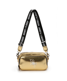 Monkey Flower（モンキーフラワー）の「女性ミニクロスバッグ MF9ABG06U GOLD（メッセンジャーバッグ）」