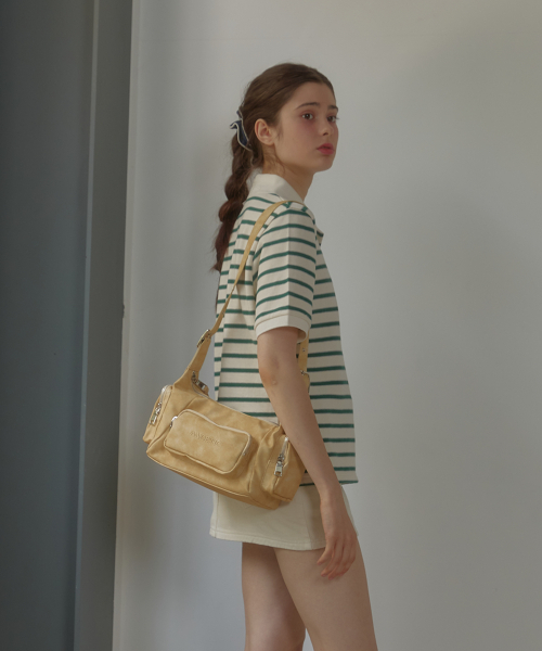 ANOETIC（アノエティック）の「ANC POCKET BAG_VINTAGE CREAM（ショルダーバッグ・レディース・クリーム・FREE）」の2枚目の写真