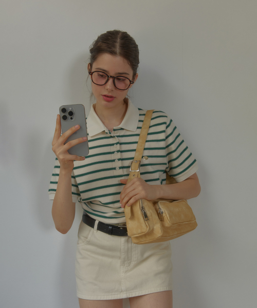 ANOETIC（アノエティック）の「ANC POCKET BAG_VINTAGE CREAM（ショルダーバッグ・レディース・クリーム・FREE）」の4枚目の写真