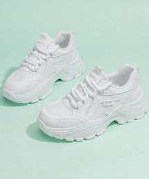 styiro（スタイロ）の「3cmUP 軽量厚底 ボリュームソールスニーカー オールシーズン 無地（スニーカー）」