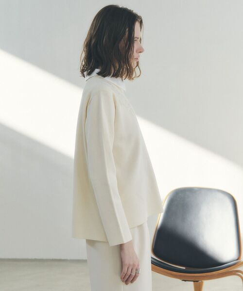 YECCA VECCA(イェッカヴェッカ)の「2way襟付きレースニット(ニット/セーター・レディース・ブルー系その他7/アイボリー/ブラック・FREE)」の9枚目の写真