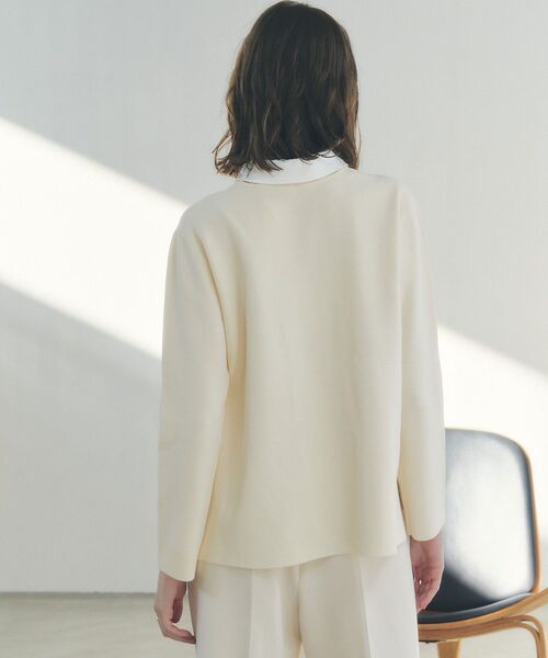 YECCA VECCA(イェッカヴェッカ)の「2way襟付きレースニット(ニット/セーター・レディース・ブルー系その他7/アイボリー/ブラック・FREE)」の10枚目の写真