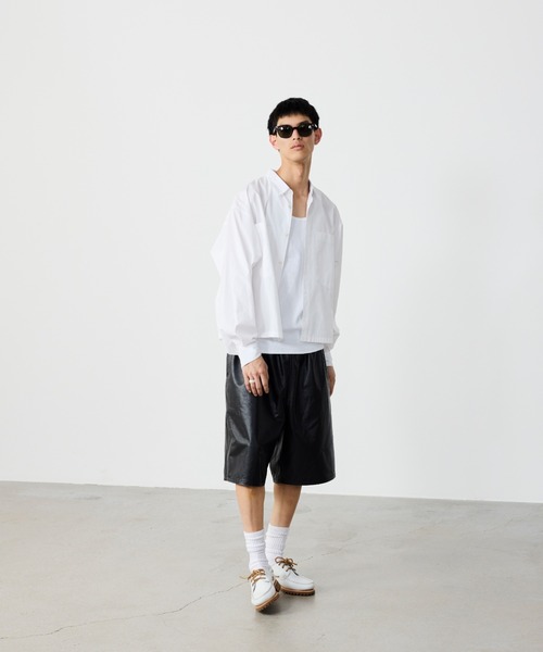 BEAMS（ビームス）の「ワイドアーム レギュラーカラーシャツ（シャツ/ブラウス・メンズ・ライトイエロー/ホワイト・XL/L/M/S）」の3枚目の写真