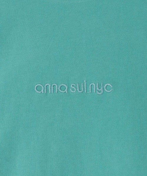 anna sui nyc(アナ スイ エヌ ワイ シー)の「ラメロゴTシャツ(Tシャツ/カットソー・レディース・ブラック/ラベンダー/ミント・FREE)」の7枚目の写真