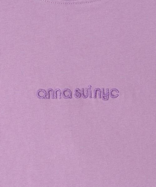 anna sui nyc(アナ スイ エヌ ワイ シー)の「ラメロゴTシャツ(Tシャツ/カットソー・レディース・ブラック/ラベンダー/ミント・FREE)」の10枚目の写真