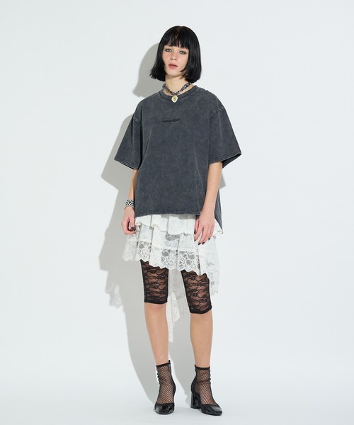 anna sui nyc(アナ スイ エヌ ワイ シー)の「ラメロゴTシャツ(Tシャツ/カットソー・レディース・ブラック/ラベンダー/ミント・FREE)」の14枚目の写真
