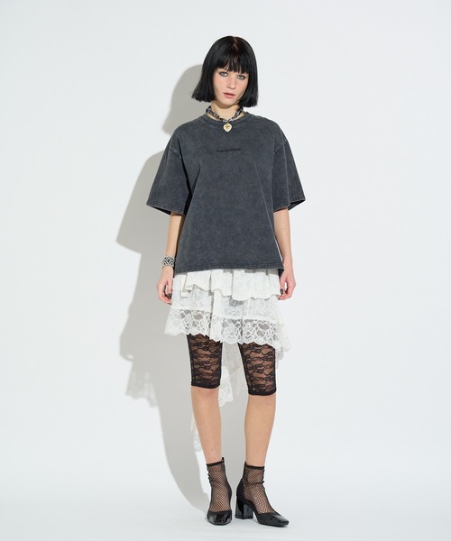 anna sui nyc(アナ スイ エヌ ワイ シー)の「ラメロゴTシャツ(Tシャツ/カットソー・レディース・ブラック/ラベンダー/ミント・FREE)」の15枚目の写真