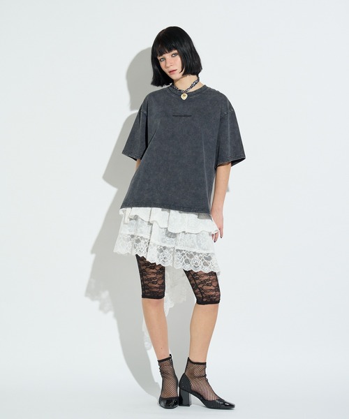 anna sui nyc(アナ スイ エヌ ワイ シー)の「ラメロゴTシャツ(Tシャツ/カットソー・レディース・ブラック/ラベンダー/ミント・FREE)」の16枚目の写真