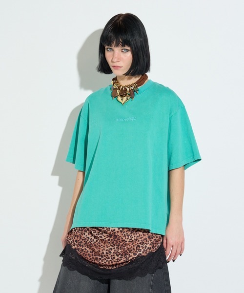 anna sui nyc(アナ スイ エヌ ワイ シー)の「ラメロゴTシャツ(Tシャツ/カットソー・レディース・ブラック/ラベンダー/ミント・FREE)」の17枚目の写真