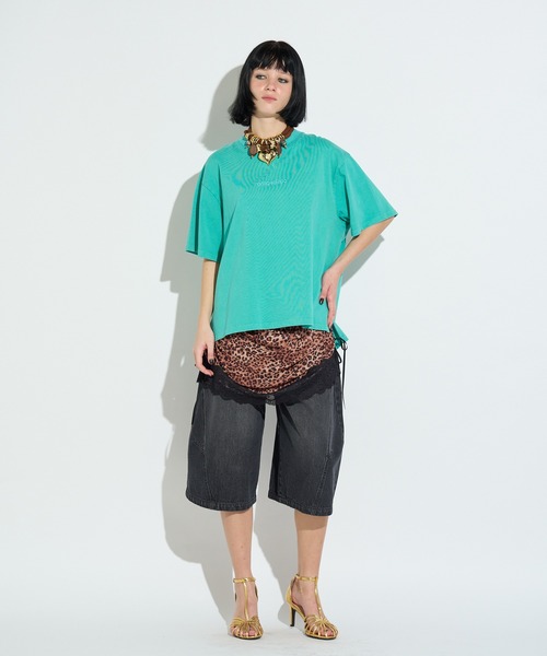 anna sui nyc(アナ スイ エヌ ワイ シー)の「ラメロゴTシャツ(Tシャツ/カットソー・レディース・ブラック/ラベンダー/ミント・FREE)」の20枚目の写真