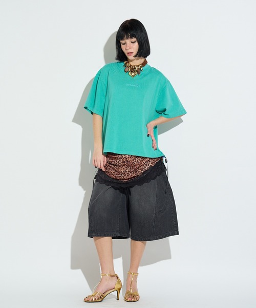 anna sui nyc(アナ スイ エヌ ワイ シー)の「ラメロゴTシャツ(Tシャツ/カットソー・レディース・ブラック/ラベンダー/ミント・FREE)」の21枚目の写真