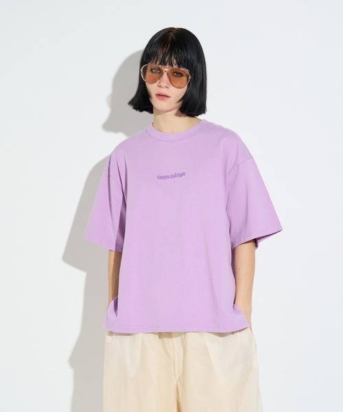 anna sui nyc(アナ スイ エヌ ワイ シー)の「ラメロゴTシャツ(Tシャツ/カットソー・レディース・ブラック/ラベンダー/ミント・FREE)」の22枚目の写真
