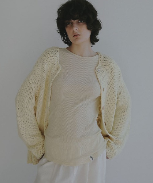 ETRE TOKYO(エトレトウキョウ)の「DEPENDREシアーロンTee(Tシャツ/カットソー・レディース・ホワイト/ブラック/ライトグレー/クリーム・FREE)」の9枚目の写真