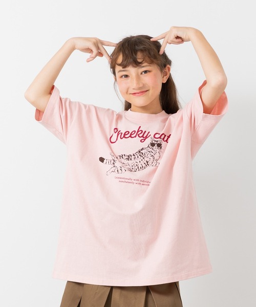 JAM & LINK（ジャムアンドリンク）の「綿100% ビッグシルエット プリントTシャツ（Tシャツ/カットソー・キッズ・I/H/A/F/D/J/L/K/G/B/E/C・140cm/130cm/120cm/110cm/100cm/160cm/150cm）」の6枚目の写真