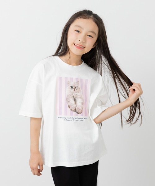JAM & LINK（ジャムアンドリンク）の「綿100% ビッグシルエット プリントTシャツ（Tシャツ/カットソー・キッズ・I/H/A/F/D/J/L/K/G/B/E/C・140cm/130cm/120cm/110cm/100cm/160cm/150cm）」の7枚目の写真
