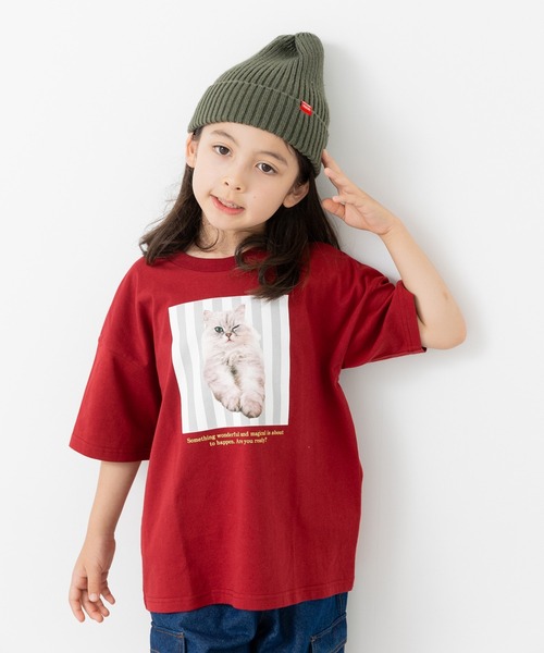 JAM & LINK（ジャムアンドリンク）の「綿100% ビッグシルエット プリントTシャツ（Tシャツ/カットソー・キッズ・I/H/A/F/D/J/L/K/G/B/E/C・140cm/130cm/120cm/110cm/100cm/160cm/150cm）」の8枚目の写真
