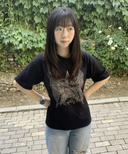 CARGOBROS FOR WOMAN(カーゴブロスフォーウィメン)の「スタウィングス 半袖Tシャツ (ワイン)(Tシャツ/カットソー・レディース・その他・SMALL/MEDIUM/LARGE/X-LARGE/2XL)」の6枚目の写真
