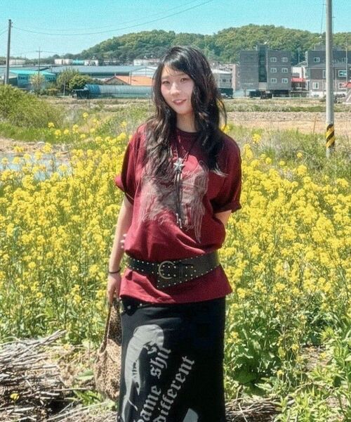 CARGOBROS FOR WOMAN(カーゴブロスフォーウィメン)の「スタウィングス 半袖Tシャツ (ワイン)(Tシャツ/カットソー・レディース・その他・SMALL/MEDIUM/LARGE/X-LARGE/2XL)」の10枚目の写真