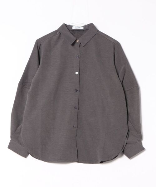 SWITCH BY ARCH(スイッチバイアーチ)の「【8】【it】【SWITCH by ARCH】 Cocoon Volume Sleeve Peach Shirts(シャツ/ブラウス・レディース・アイボリー/チャコールグレー・FREE)」の2枚目の写真
