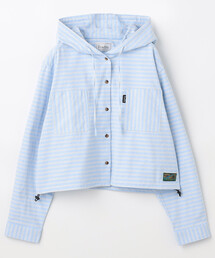 Foxfire（フォックスファイヤー）の「Foxfire × FREAK'S STORE/フォックスファイヤー ボーダーフード長袖シャツ（シャツ/ブラウス）」