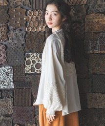 niko and... | チュールレース重ね風ブラウス(シャツ/ブラウス)