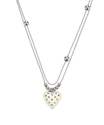 NFF（エヌエフエフ）の「dot heart necklace-ivory（ネックレス）」