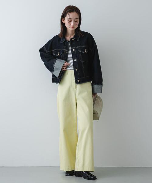 SENSE OF PLACE by URBAN RESEARCH（センスオブプレイスバイアーバンリサーチ）の「ラウンドスクエアソフトバッグ（ハンドバッグ・レディース・マスタード/ブラック/ライトベージュ・ONE）」の18枚目の写真