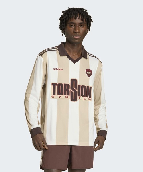 adidas（アディダス）の「ブリットコア ジャージ / アディダスオリジナルス adidas Originals（Tシャツ/カットソー・メンズ・ブルー/ホワイト・XX-LARGE/3XL/LARGE/MEDIUM/SMALL/X-LARGE）」の2枚目の写真