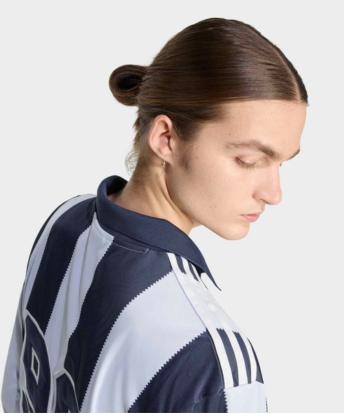 adidas（アディダス）の「ブリットコア ジャージ / アディダスオリジナルス adidas Originals（Tシャツ/カットソー・メンズ・ブルー/ホワイト・XX-LARGE/3XL/LARGE/MEDIUM/SMALL/X-LARGE）」の9枚目の写真