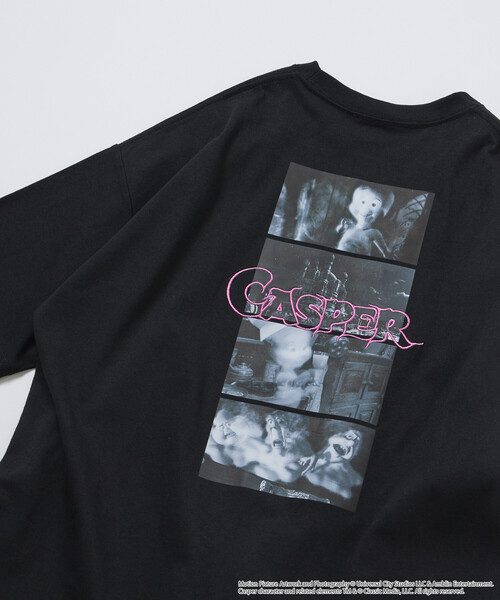 限定展開 Casper/キャスパー 別注 ビッグシルエット バックプリント