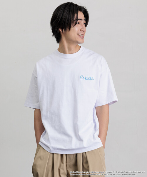 FREAK'S STORE(フリークスストア)の「限定展開 Casper/キャスパー 別注 ビッグシルエット バックプリント クルーネックTシャツ(Tシャツ/カットソー・メンズ・ホワイト/アッシュグレー/ブラック・LARGE/MEDIUM/SMALL)」の18枚目の写真