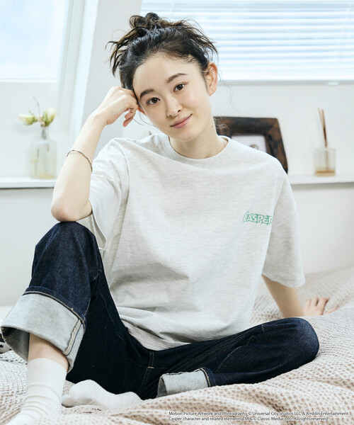 FREAK'S STORE(フリークスストア)の「限定展開 Casper/キャスパー 別注 ビッグシルエット バックプリント クルーネックTシャツ(Tシャツ/カットソー・メンズ・ホワイト/アッシュグレー/ブラック・LARGE/MEDIUM/SMALL)」の9枚目の写真