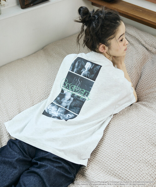 FREAK'S STORE(フリークスストア)の「限定展開 Casper/キャスパー 別注 ビッグシルエット バックプリント クルーネックTシャツ(Tシャツ/カットソー・メンズ・ホワイト/アッシュグレー/ブラック・LARGE/MEDIUM/SMALL)」の6枚目の写真